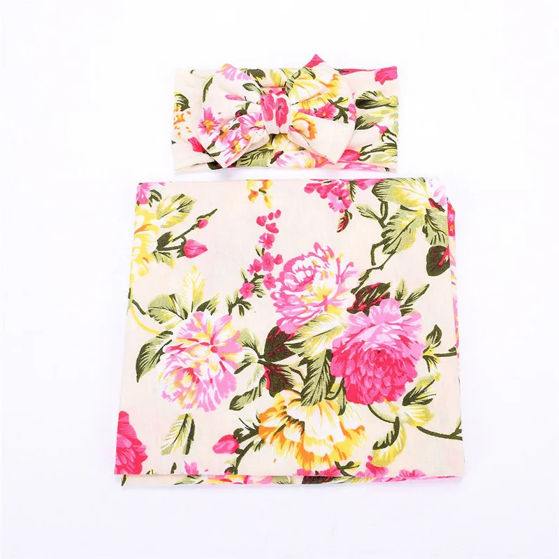 Baby Girl Receiving Blankets Newborn Floral Swaddle Blanket Infant