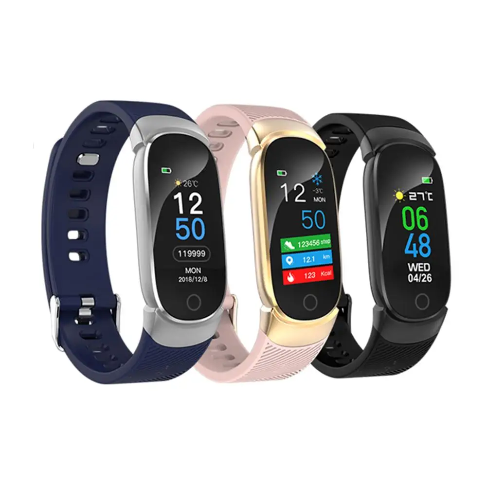 

QW16 Waterproof Smart Bracelet Sports Bracelet Color Screen Continuous Heart Rate Sleep Monitoring Step Information Reminder