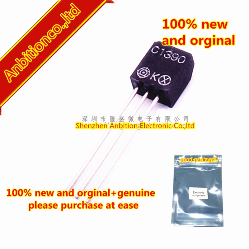 

10 шт 100% новый и оригинальный C1390 2SC1390 TO-92 в наличии