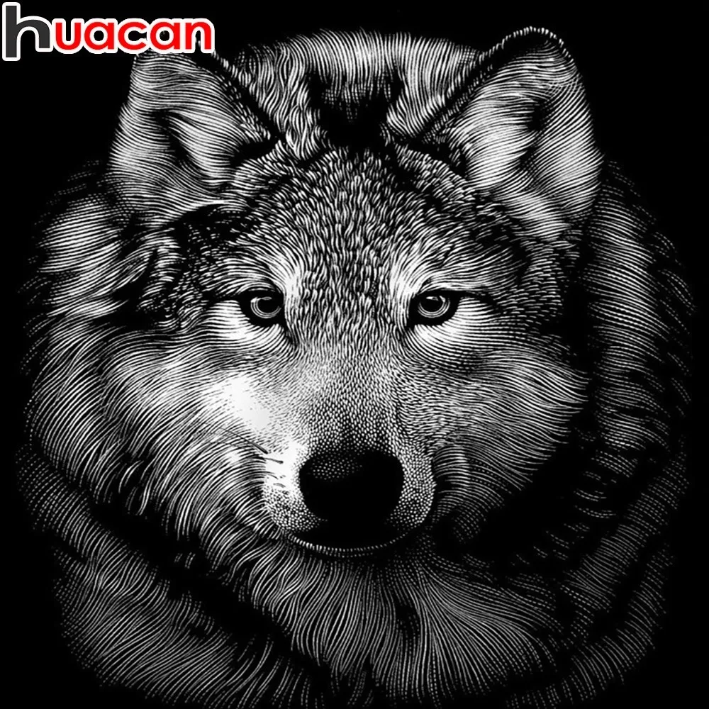 

HUACAN Full Square Diamond Painting Tiger 5D DIY Diamond Embroidery Mosaic Animal Picture Of Rhinestone Decoration Home Gift