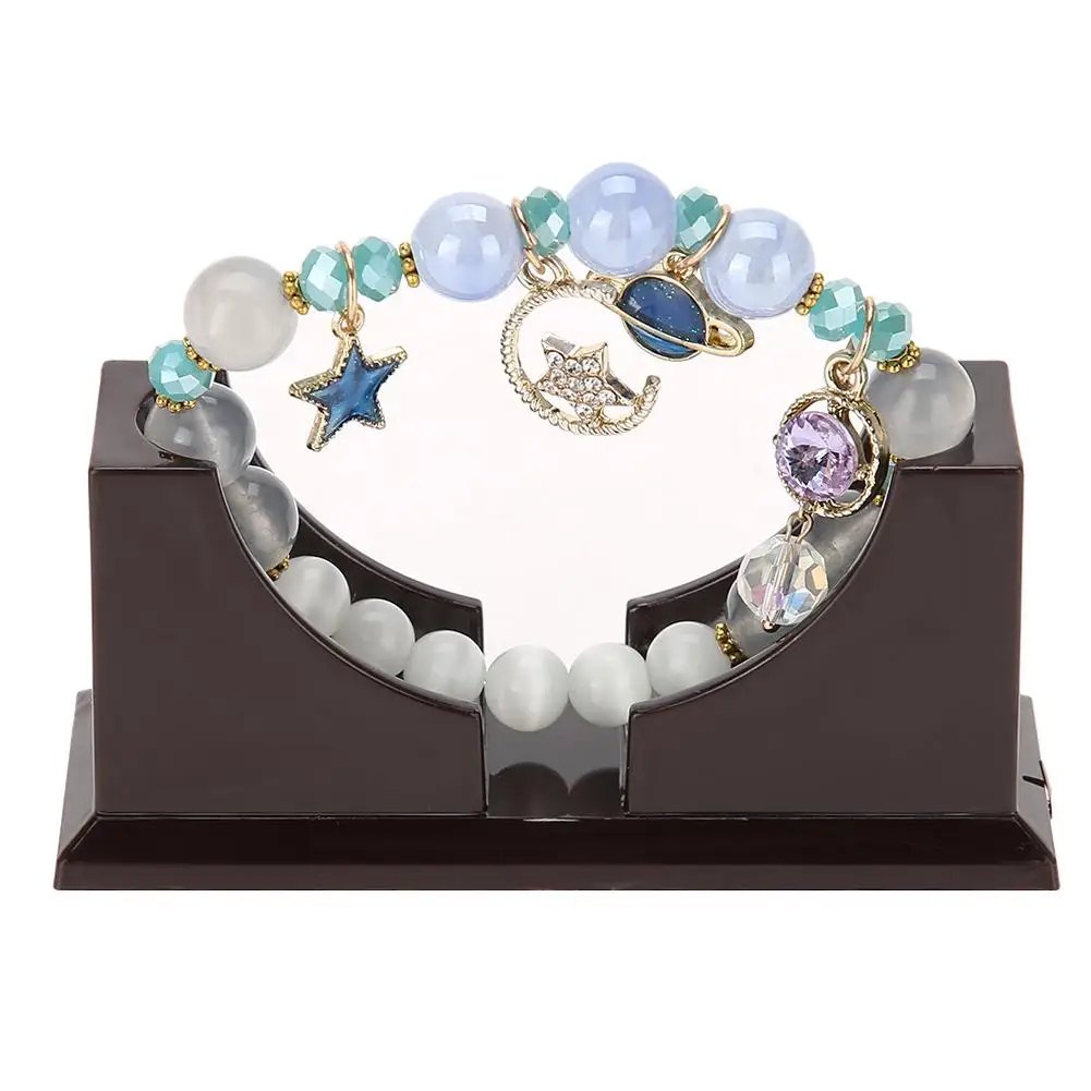 

U-shaped Jewelry Holder PVC Exquisite design Chain Bracelet Jade Bracelet Organizer Display Stand Holder Rack for Jewelry
