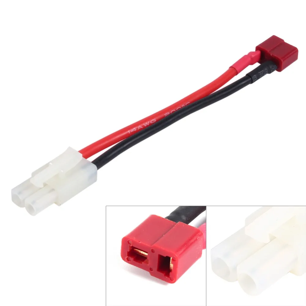 Новинка силиконовый кабель 100 мм 14AWG Т образный штекер мягкий 1 шт. запасные части