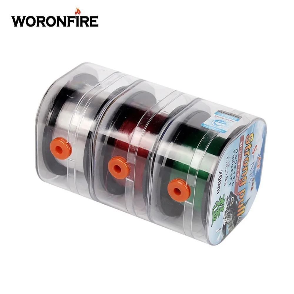 200m Fluorocarbon Coating Fishing Line 0.4#-10# White Green Brown Wear Resistant Stretchable Sinking Carbon Fishing Line 200m Fluorocarbon Coating Fishing Line 0.4#-10# White Green Brown Wear Resistant Stretchable Sinking Carbon Fishing Line
