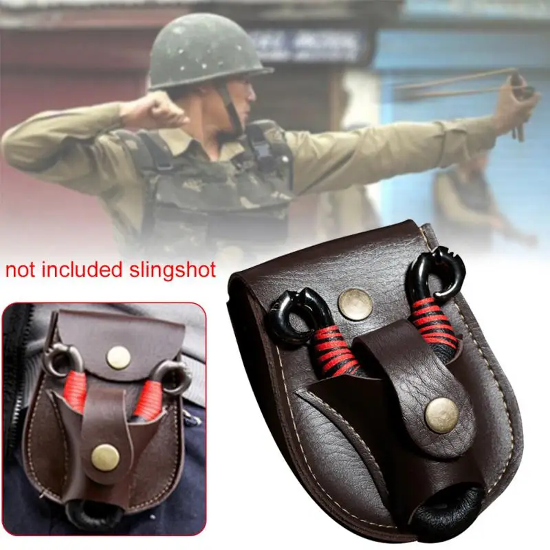 

Hunting SlingShot Waist Pouch Bow Men Bag Pocket Pouch Slingshot Case Accessories Steel Ball Pouch Slingshot Holder #5