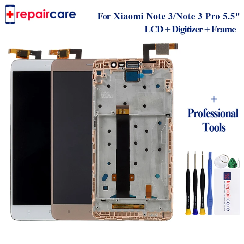 

147mm/150mm 100% New 5.5 inch For Xiaomi Redmi Note 3 LCD Display and Touch Screen With Frame Screen Digitizer+Middle Frame
