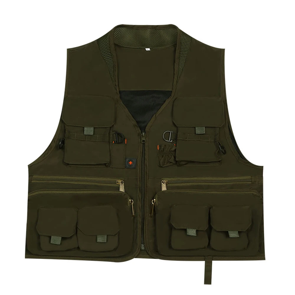 Quick Dry Fly Fishing Vest Breathable Fishing Jacket With Mesh Lining
