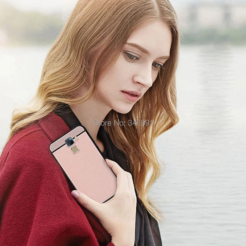 Чехол iSecret для Huawei honor 7 кожаный женский чехол 5 2 дюйма мягкий черный силиконовый