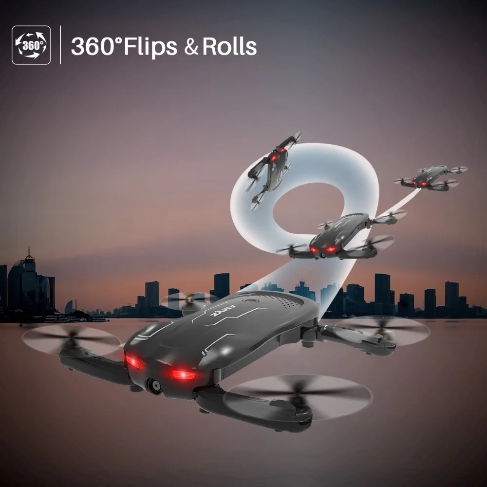 SYMA Z1 Foldable Mini Quadrocopter with Camera HD 720P FPV Real Time Transmission RC Helicopter App Control Pocket Quadcopter