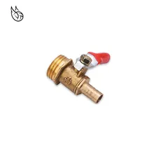 Латунный колючий шар клапан 4-12 шлангов 1/8 ''1/2'' 1/4 ''резьбовое соединение с внешней резьбой соединение медная соединительная часть трубопровода адаптер