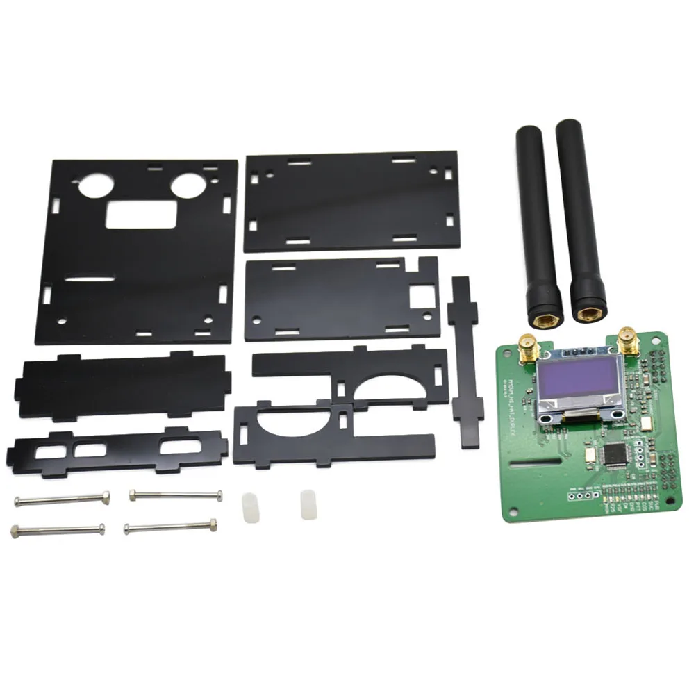 

MMDVM_HS_Dual_Hat Duplex MMDVM Hotspot P25 DMR YSF NXDN Pi Revision 1.2+OLED (Black)