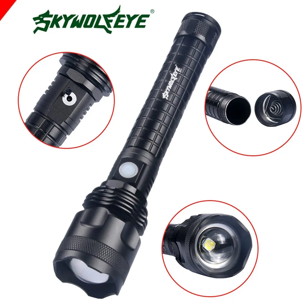 

L311 Telescopic flashlight Portable Powerful Practical Tactical LED Flashlight Super Bright For Hiking and Camping