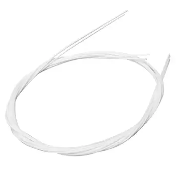 

4pcs/set Guitar Strings White Nylon Plating Set Super Light Strings Replacement Part Universal for 21/23/26in Ukulele Guitar