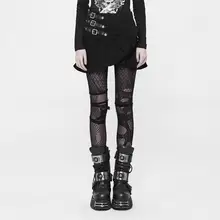 Женская короткая юбка с запахом в стиле Панк Rave Goth WQ-370BQF