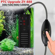 300/500/800/1000W PTC для аквариума погружной водонагреватель Регулируемый термостат