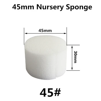 

50pcs 45mm Nursery Sponge Hydroponic Soilless Cultivation Seedlings Planted Sponge Hydro Vegetable Seed Planting