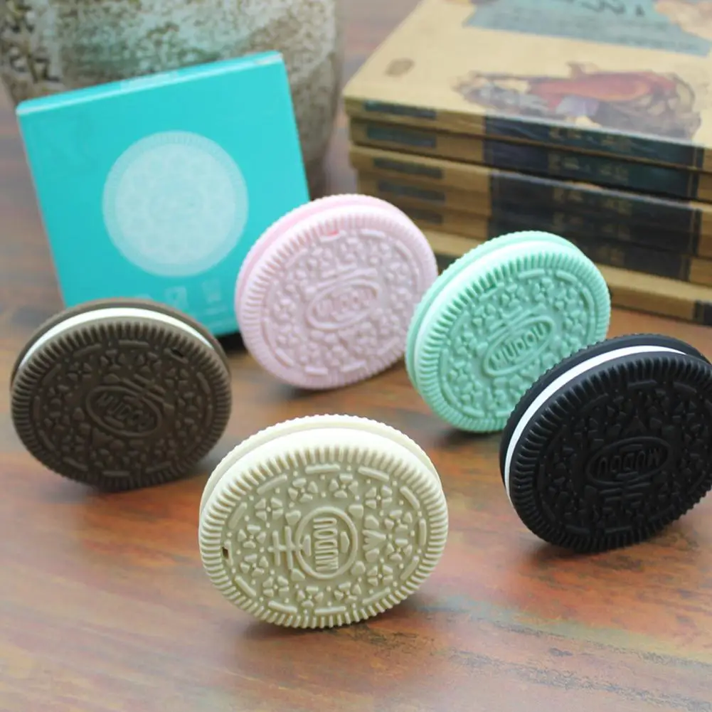 None Baby Soft Silicone Simulation Cookie Teether Teething Pain Relief Teether Toys