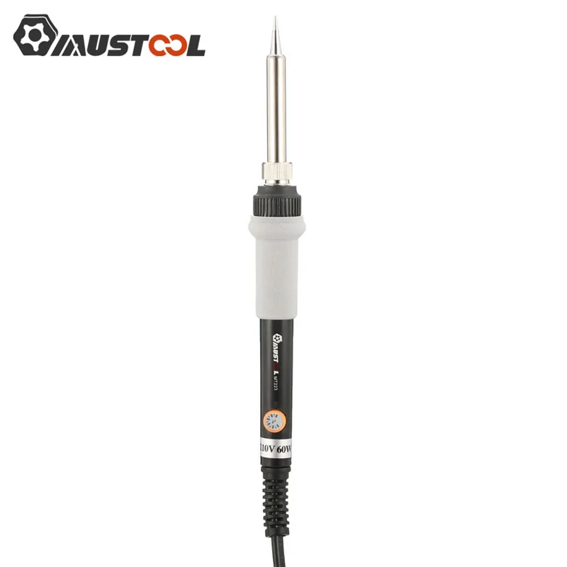 Электрический паяльник Mustool MT223 60W с регулируемой температурой и 5 наконечниками