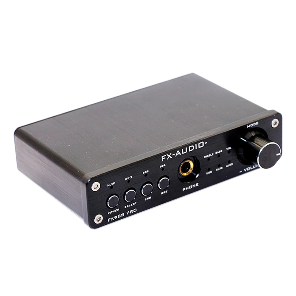 FX Audio 98S PCM2704 NJW1144 MAX9722 120 Вт HIFI усилитель для наушников DAC USB декодер аудио звука 12 В