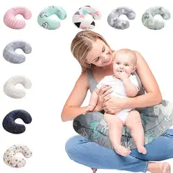 2019 Новая летняя детская хлопковая u-образная Подушка для кормления новорожденных эргономичная подушка для грудного вскармливания