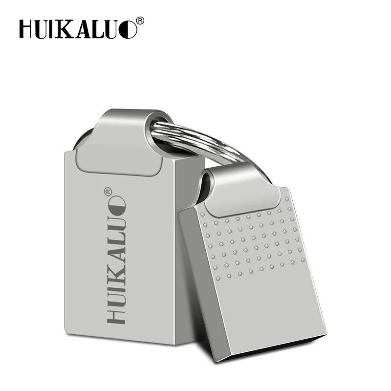 Huikaluo Мода mini USB флэш накопитель 8 Гб 16 32 64 128 Металл флешки, USB флеш-карта memory stick Бесплатная брелок