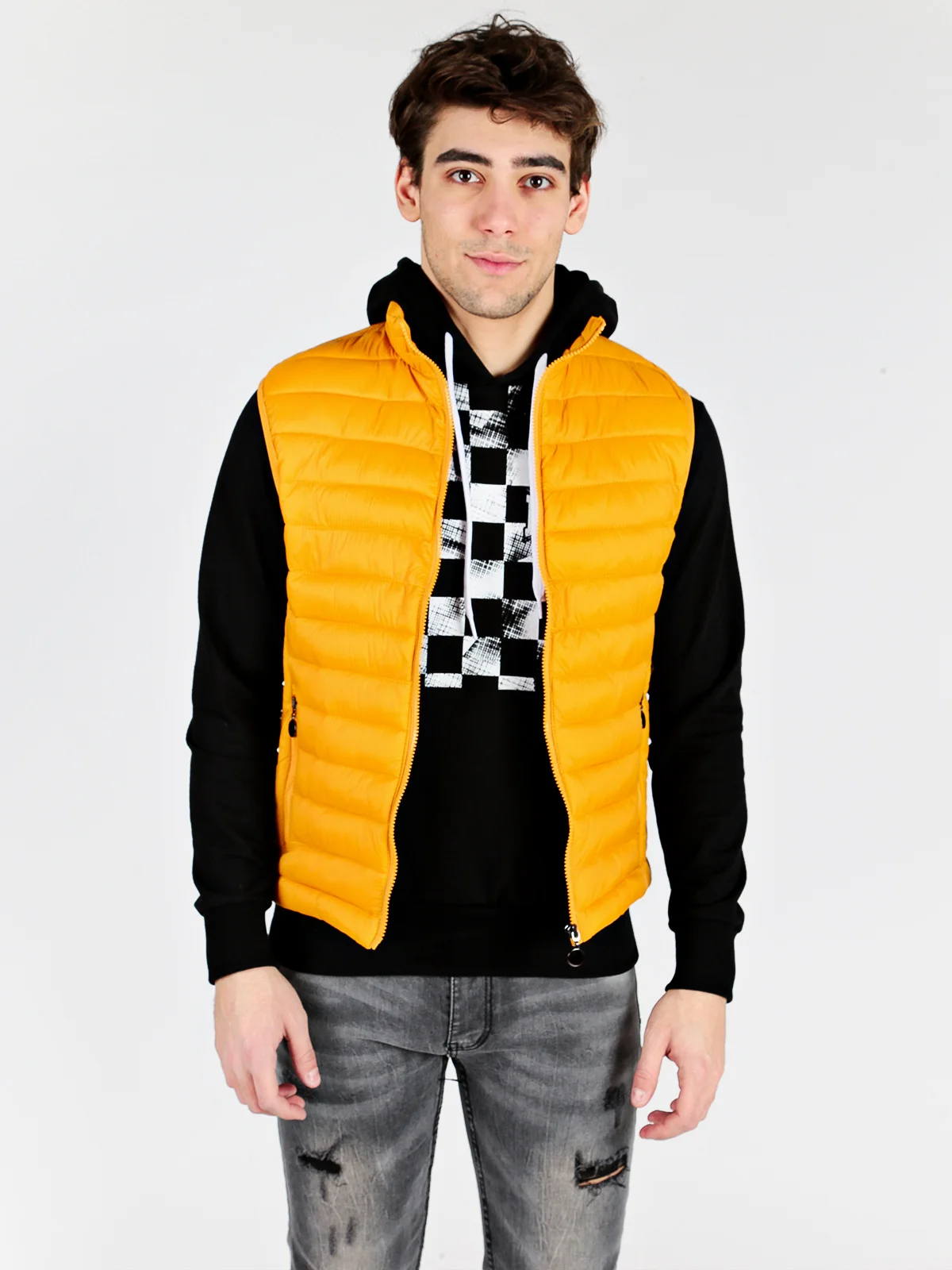 Padded vest quilted yellowin Vests & Waistcoats from Men's Clothing on