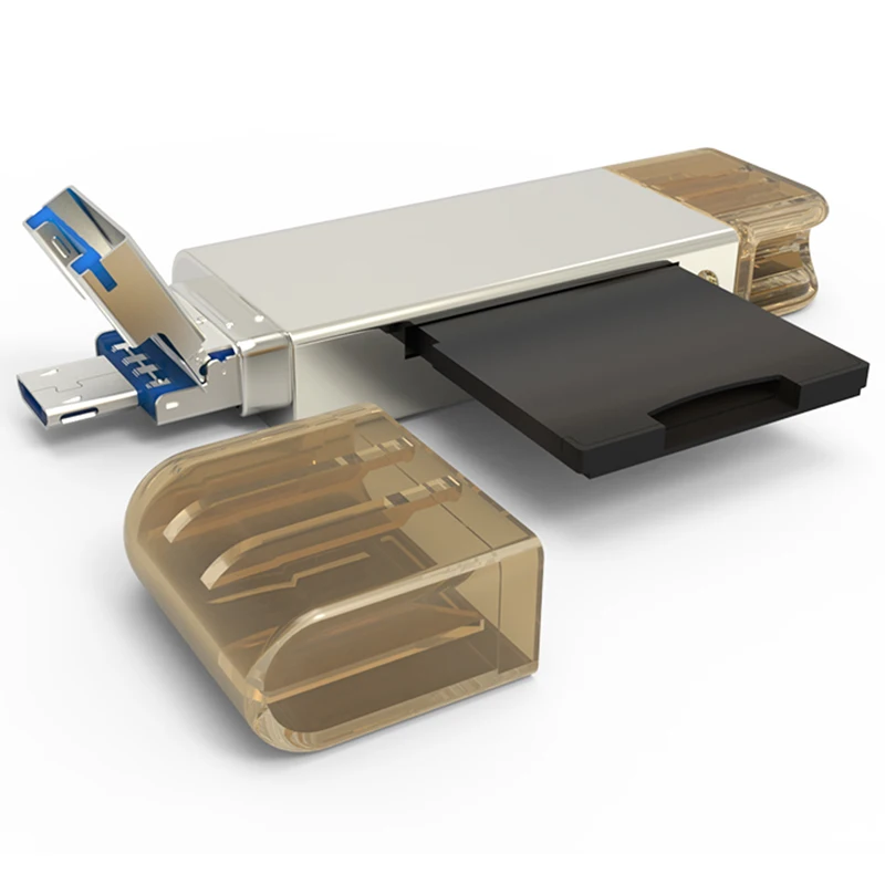 Алюминиевый сплав все в 1 Usb 2 0 Type C кардридер Sd Tf Micro Android телефон Otg карта памяти