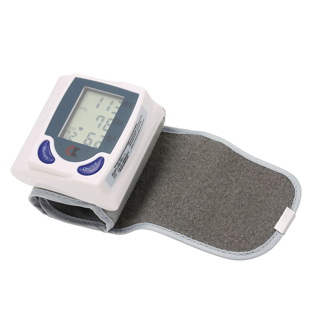

Digital Tonometer LCD Wrist Cuff Blood Pressure Monitor Heart Beat Meter Health Monitors Blood Pressure Monitor Blood Pressure