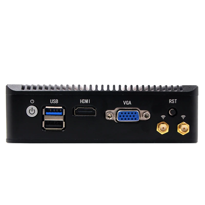 

china cheap Intel Baytrail E3845 VPN server Mini pc quad core fanless pfsense firewall with 4 Lan port router support AES-NI