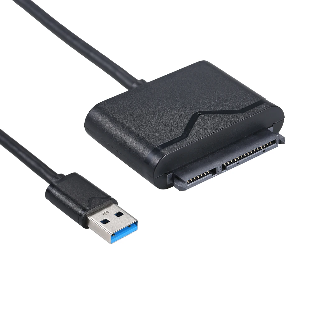

Hard Drive Converter USB3.0 for 2.5"/3.5" SATA Hard Drive Adapter Support UASP and for SATA III SSD/HDD CD-ROM