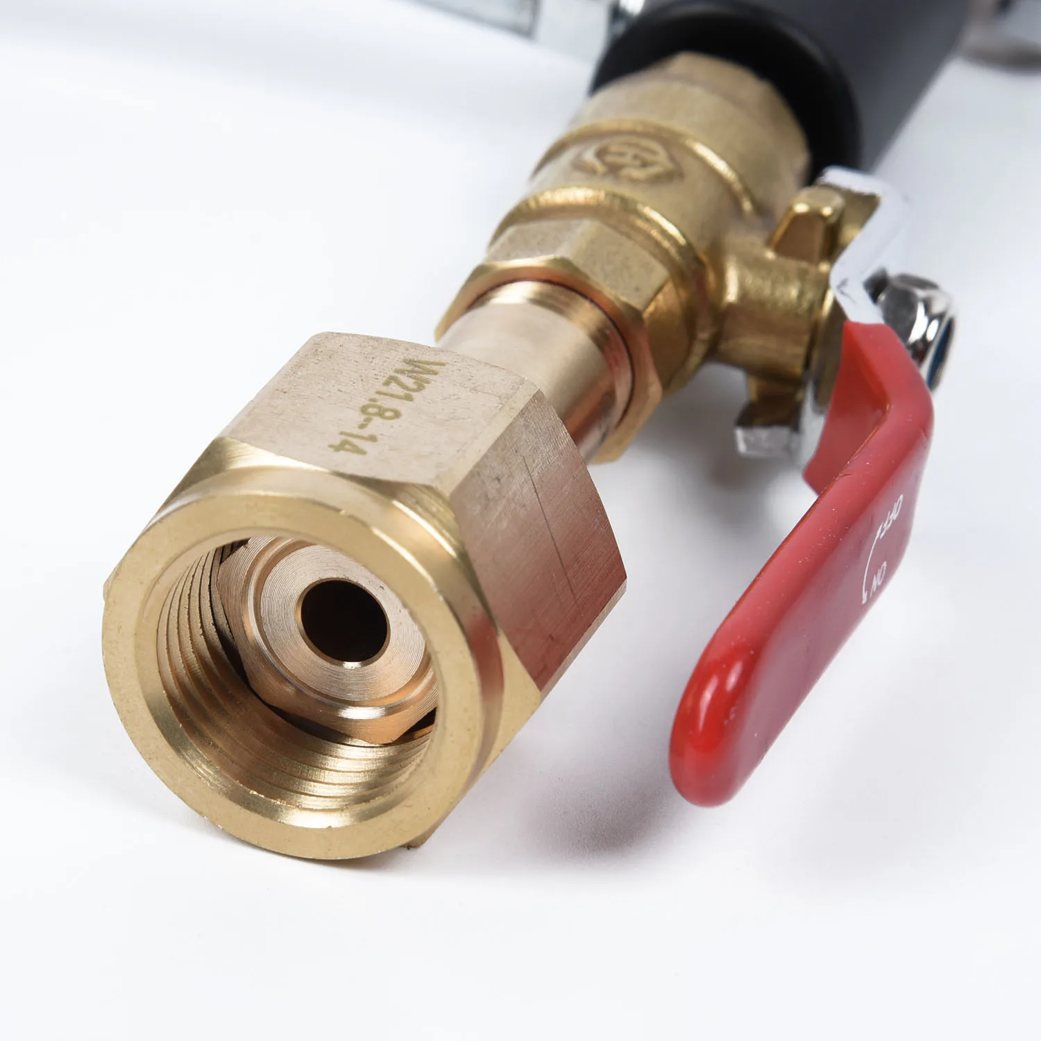 

DIN 477/ W21.8 CO2 Fill Station&Gauge&10 Hose For Filling SodaStream Tank