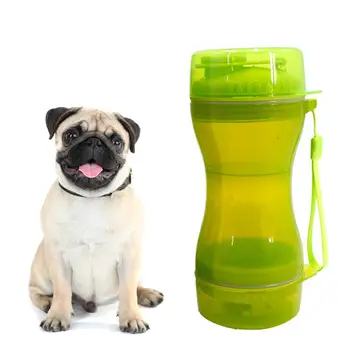 

Dog Outdoor Travel Feeding Cup Feeding Bowl Dual Purpose Dog Portable Water Bottle Food Cup Dog Two Space Accompanying Cups