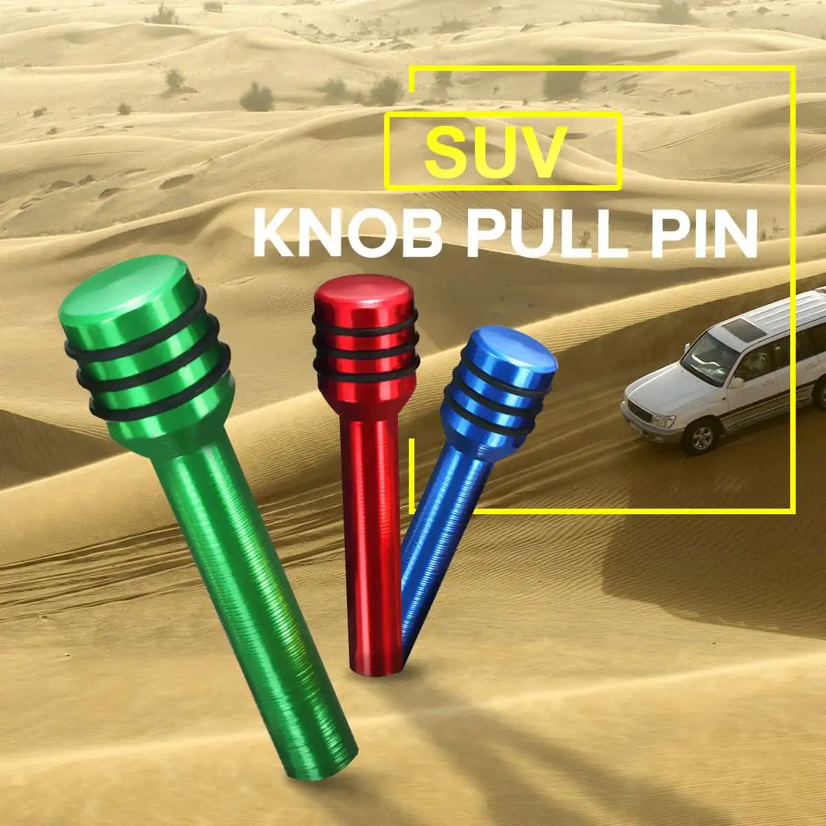 2pcs Red Aluminum Car Van Suv Truck Auto Interior Door Lock Knobs