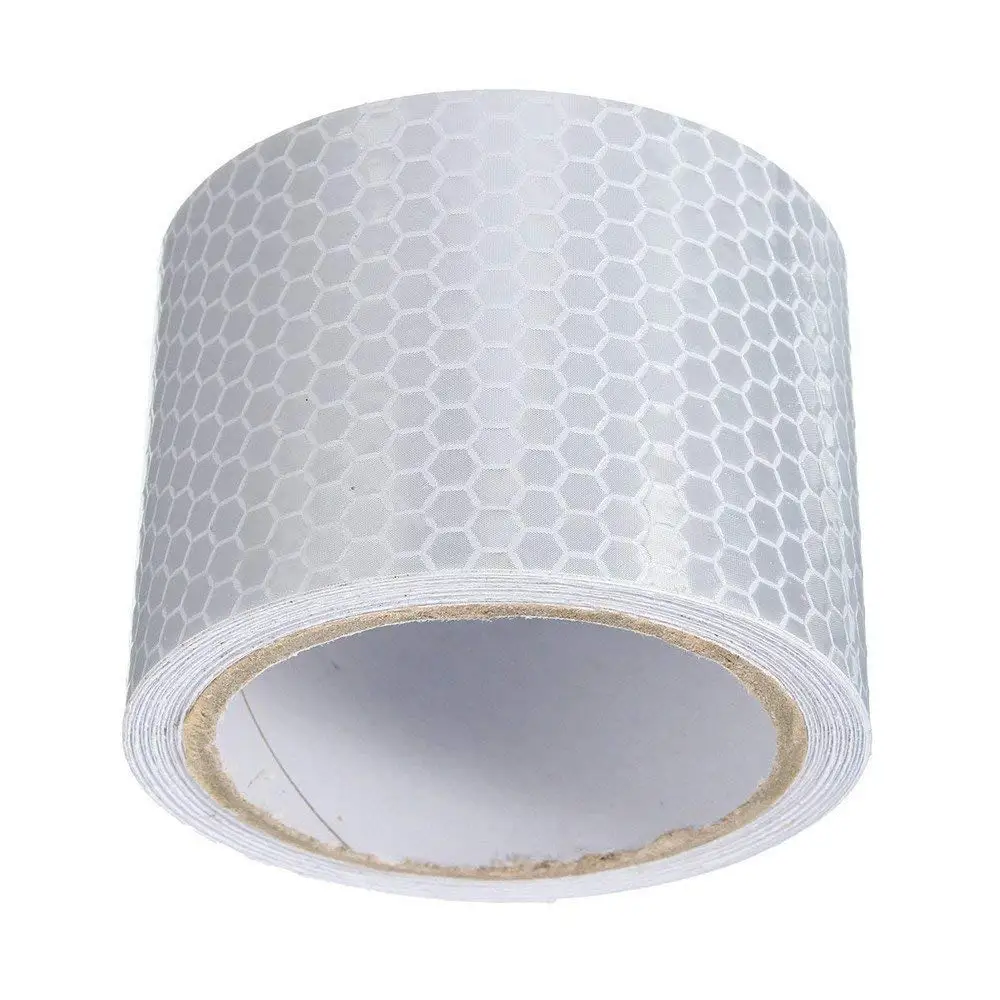 

5cm x 3m Auto Reflective Warning Tape Decoration Safety Warning Stickers Reflective Tape Car Truck Motorcycle Cycling Stickers