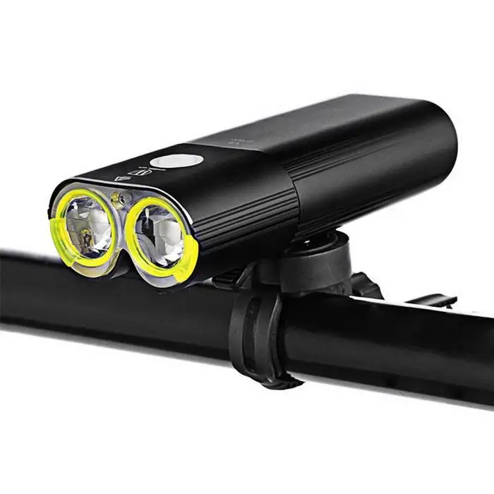 

Bike Light Professional 1600 Lumens Bicycle Light Power Bank Waterproof USB Rechargeable Bike Flashlight Cycling light 2500mAH