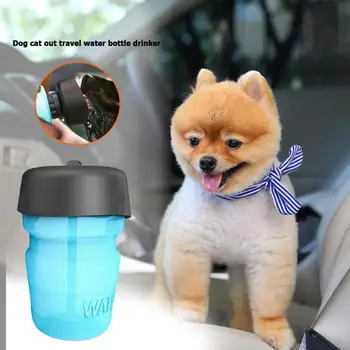

Portable Travel Accompanying Dog Cat Water Bottle for Dog Travel Puppy Cat Drinking Bowl Outdoor Pet Water Dispenser Feeder