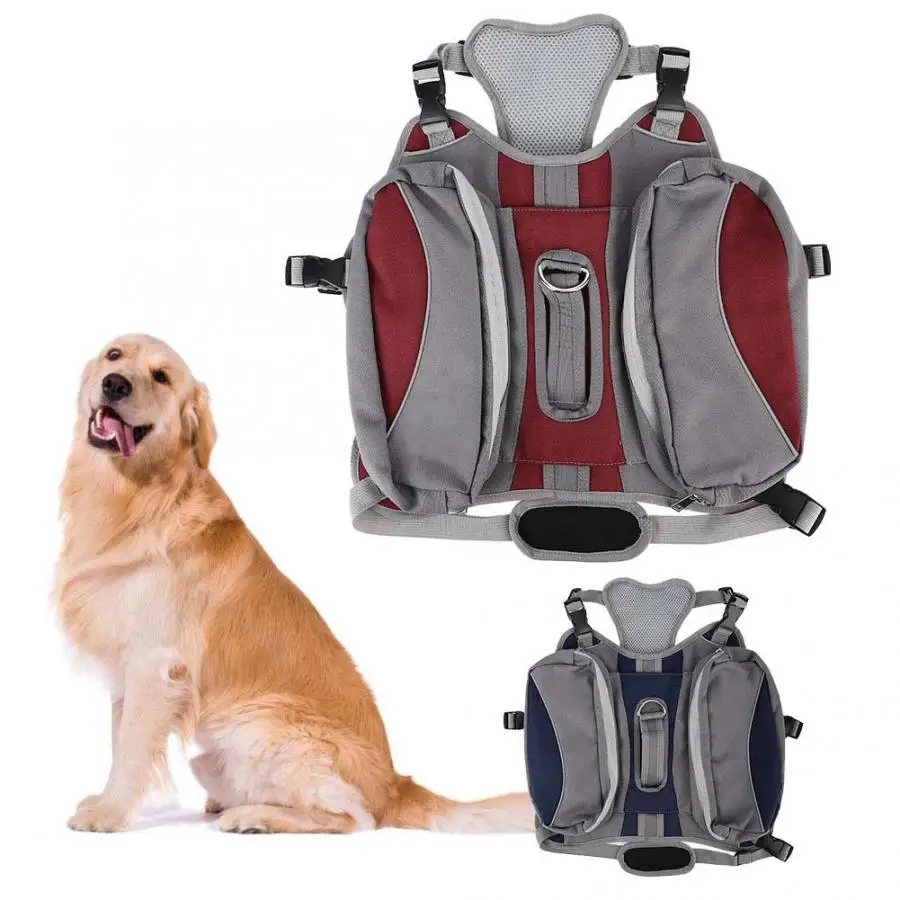 Портативный съемный мешок для домашних животных средний и большой мешок для собак рюкзак для домашних животных для путешествий на открытом воздухе L размер дышащие продукты для собак