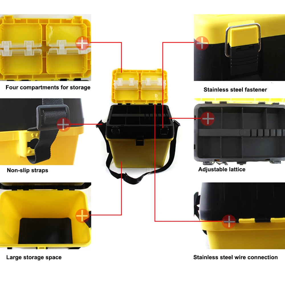 Рыболовные снасти, коробки для ловли карпа, рыболовная коробка, аксессуары, большая емкость, легкая портативная приманка, рыболовные снасти, коробка для хранения для рыбалки