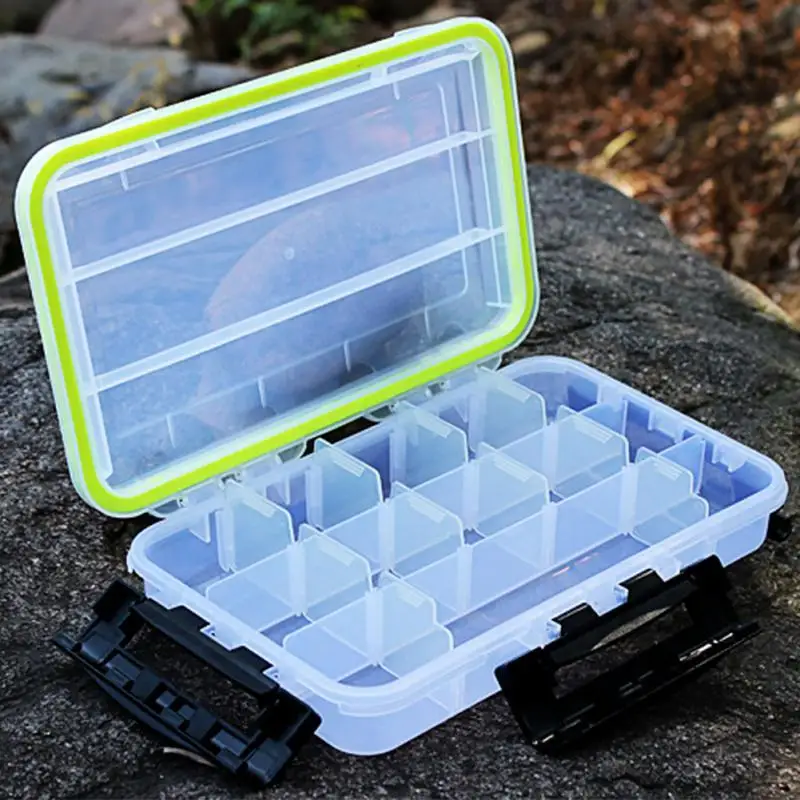 Adjustable Storage Bait Box Organizer Hook Container Fishing Lure Case