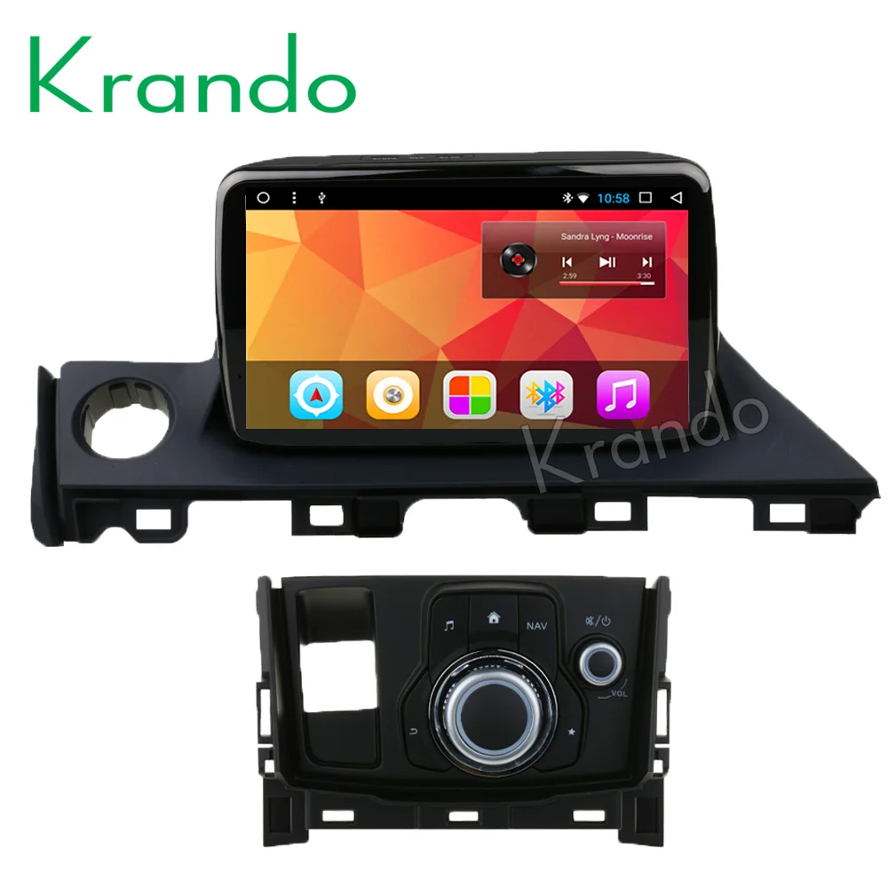 Best Krando Android 8.1 9" IPS Full touch big screen car multimedia player for MAZDA 6 ATENZA GPS navigation system radio wifi BT 0 Best Krando Android 8.1 9" IPS Full touch big screen car multimedia player for MAZDA 6 ATENZA GPS navigation system radio wifi BT 0