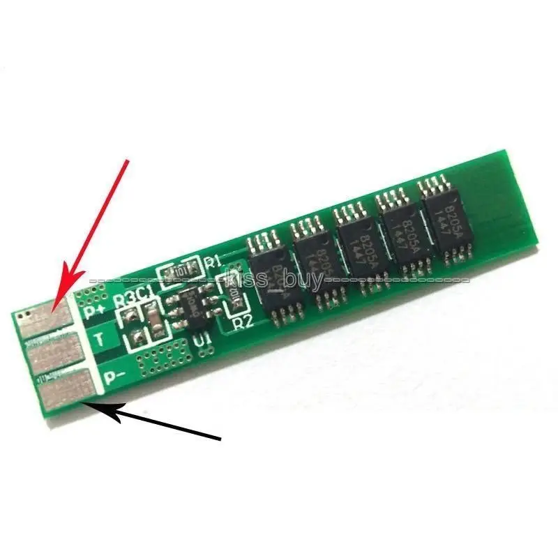 8A печатная плата для защиты печатных плат 3 7 В 18650 Li Ion 1S литиевая LiPo батарея|protection
