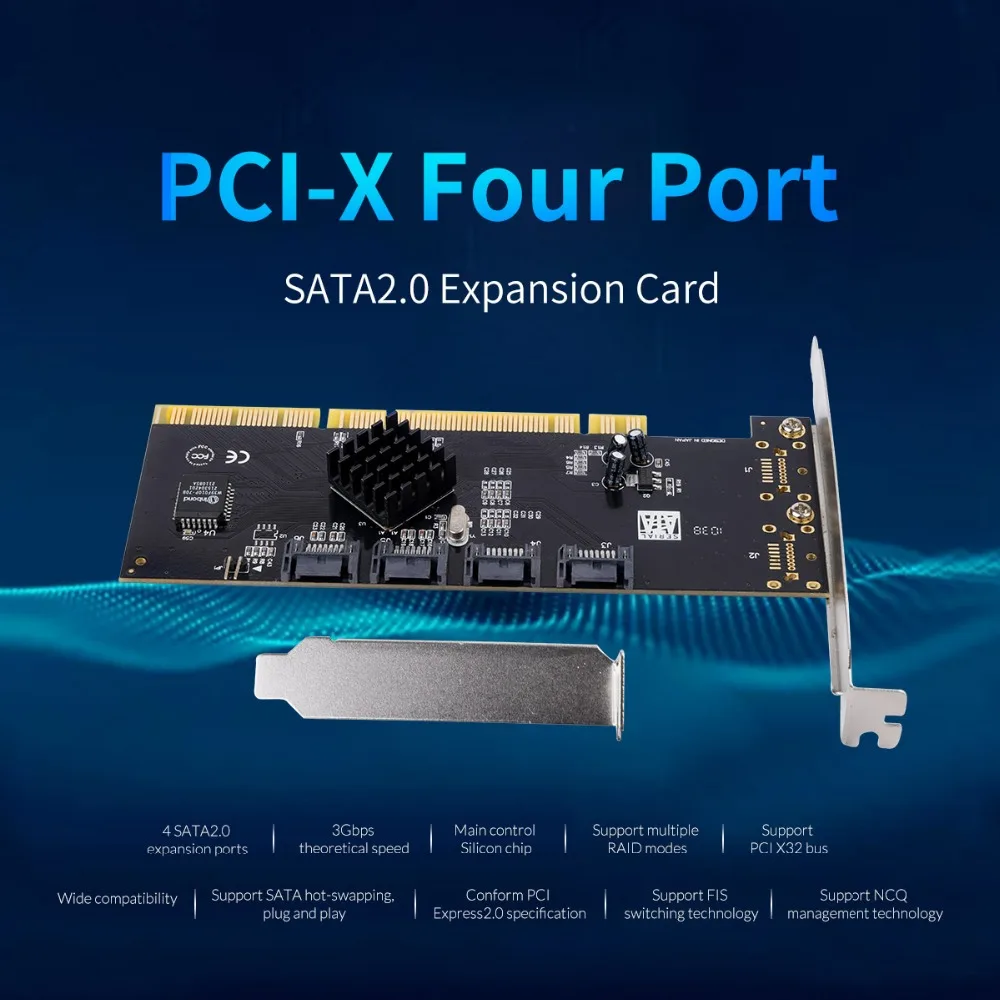 Orico 4 порта Sata 2 0 Pci E к Usb3.0 экспресс карта расширения Usb 3 ГБ/сек. адаптер Pcie