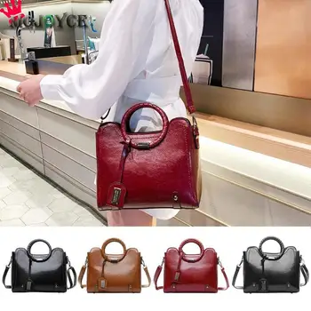 

Women Handbag Leather Female Shoulder Bag Natural Cowhide Messenger Bag For Women Big Daily Shopping Tote Ladies