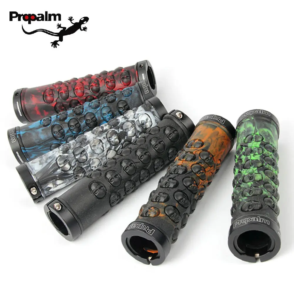 

Propalm Skull Design Anti-Skid TPR Rubber Double Side Lock-on Grips