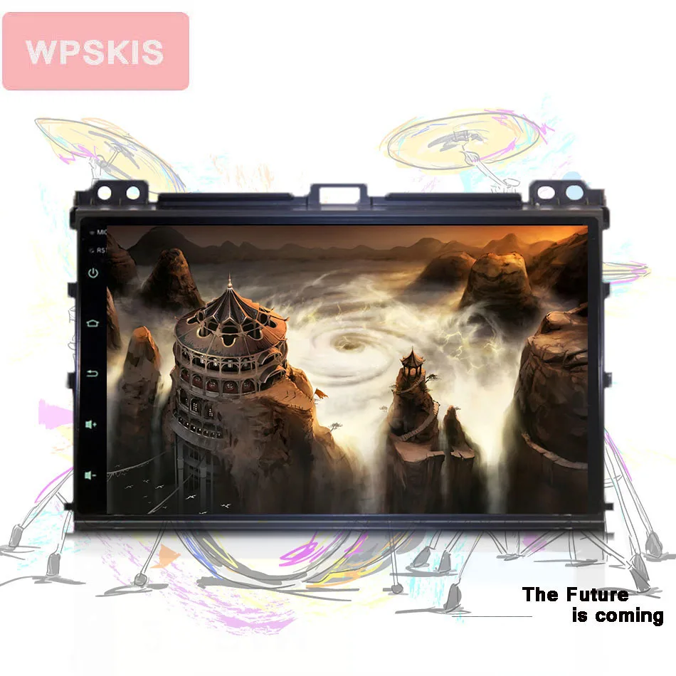 Android 10 0 автомобильный DVD GPS для Toyota Prado 120 2004 2009 Авторадио 2din радиоприемник
