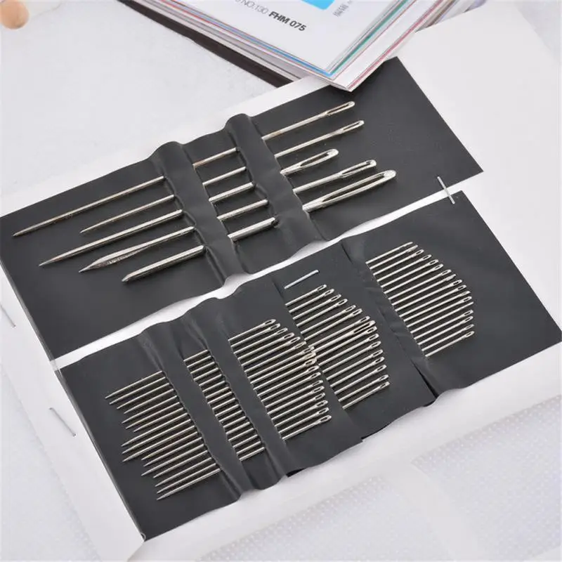 

55pcs/set Stainless Steel Sewing Needles Pins Set Home DIY Crafts Household Handmade Sewing Accessories For Needlework