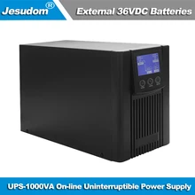 ЖК-дисплей Онлайн UPS 1000VA/800W внешние 36VDC батареи Чистая синусоида источник бесперебойного питания для компьютера комнаты сервер