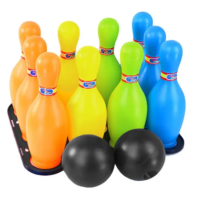 Cheap Children's Bowling Toy Set Mini Parent-Child Interactive Simulation Bowling Colored Indoor Outdoor Toys 7/12 Pieces Random Color Cheap Children's Bowling Toy Set Mini Parent-Child Interactive Simulation Bowling Colored Indoor Outdoor Toys 7/12 Pieces Random Color