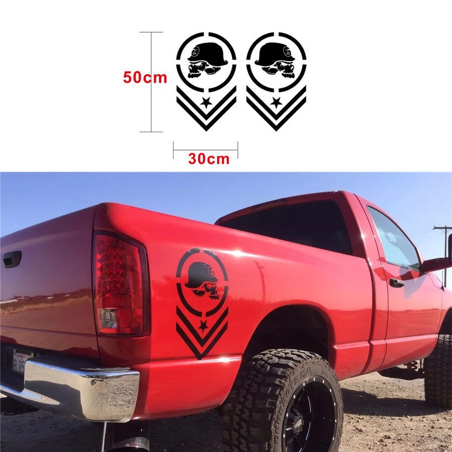 

12"x19" 30cmx50cm Truck Bed Side Stripe Decal Vinyl Car Sticker fof FORD DODGE CHEVY