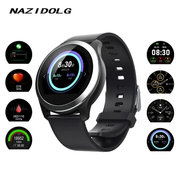 

Smart Bracelet Wrist Watch Heart Rate Blood Pressure Call Message Push IP68 Waterproof Blue Z03