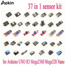 37 шт./лот, комплект сенсорной платы для Arduino, Diy Kit, Raspberry Pi 3/2, Модель B, 37 видов лазерного датчика температуры